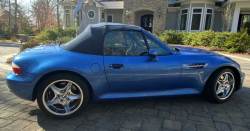 1999 BMW M Roadster in Estoril Blue Metallic over Estoril Blue & Black Nappa