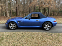 1999 BMW M Roadster in Estoril Blue Metallic over Estoril Blue & Black Nappa