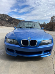 1999 BMW M Roadster in Estoril Blue Metallic over Estoril Blue & Black Nappa