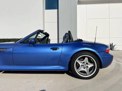 1999 BMW M Roadster in Estoril Blue Metallic over Estoril Blue & Black Nappa