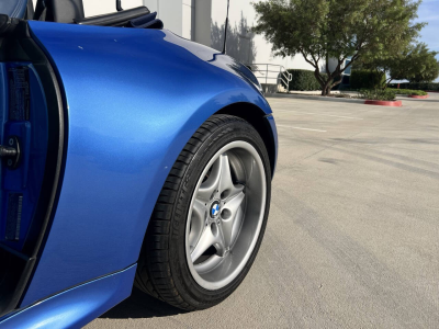 1999 BMW M Roadster in Estoril Blue Metallic over Estoril Blue & Black Nappa