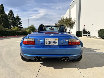 1999 BMW M Roadster in Estoril Blue Metallic over Estoril Blue & Black Nappa
