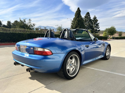 1999 BMW M Roadster in Estoril Blue Metallic over Estoril Blue & Black Nappa