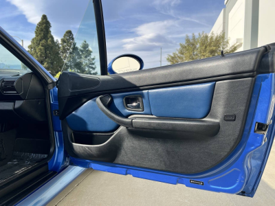 1999 BMW M Roadster in Estoril Blue Metallic over Estoril Blue & Black Nappa