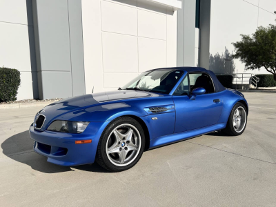 1999 BMW M Roadster in Estoril Blue Metallic over Estoril Blue & Black Nappa