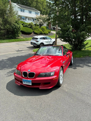 1999 BMW M Roadster in Imola Red 2 over Imola Red & Black Nappa