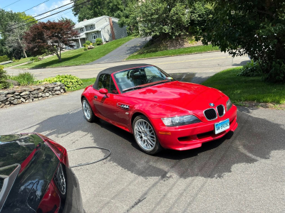 1999 BMW M Roadster in Imola Red 2 over Imola Red & Black Nappa