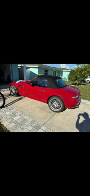 1999 BMW M Roadster in Imola Red 2 over Imola Red & Black Nappa