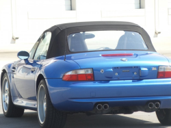1999 BMW M Roadster in Estoril Blue Metallic over Estoril Blue & Black Nappa