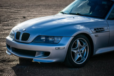 1999 BMW M Roadster in Arctic Silver Metallic over Imola Red & Black Nappa