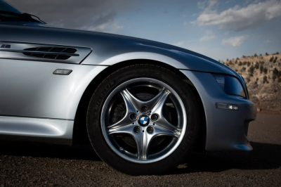 1999 BMW M Roadster in Arctic Silver Metallic over Imola Red & Black Nappa