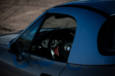 1999 BMW M Roadster in Arctic Silver Metallic over Imola Red & Black Nappa