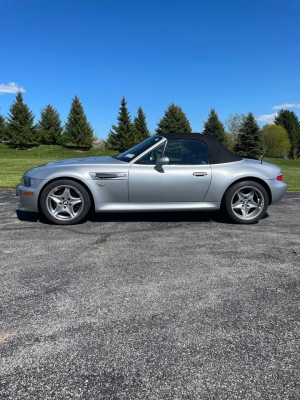 1999 BMW M Roadster in Arctic Silver Metallic over Black Nappa