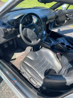 1999 BMW M Roadster in Arctic Silver Metallic over Black Nappa