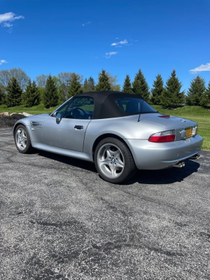 1999 BMW M Roadster in Arctic Silver Metallic over Black Nappa
