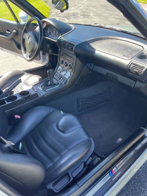 1999 BMW M Roadster in Arctic Silver Metallic over Black Nappa