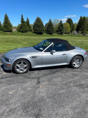 1999 BMW M Roadster in Arctic Silver Metallic over Black Nappa