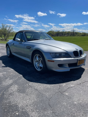 1999 BMW M Roadster in Arctic Silver Metallic over Black Nappa