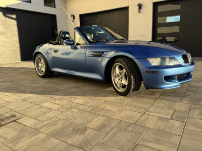 1999 BMW M Roadster in Estoril Blue Metallic over Estoril Blue & Black Nappa