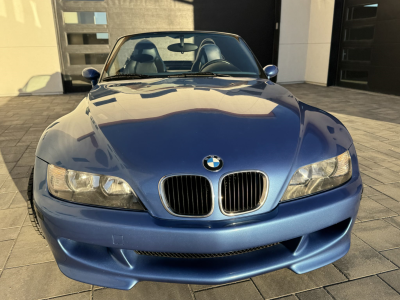 1999 BMW M Roadster in Estoril Blue Metallic over Estoril Blue & Black Nappa