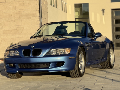 1999 BMW M Roadster in Estoril Blue Metallic over Estoril Blue & Black Nappa