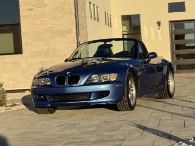 1999 BMW M Roadster in Estoril Blue Metallic over Estoril Blue & Black Nappa