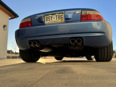 1999 BMW M Roadster in Estoril Blue Metallic over Estoril Blue & Black Nappa