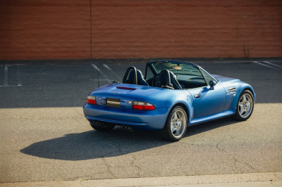 1999 BMW M Roadster in Estoril Blue Metallic over Estoril Blue & Black Nappa
