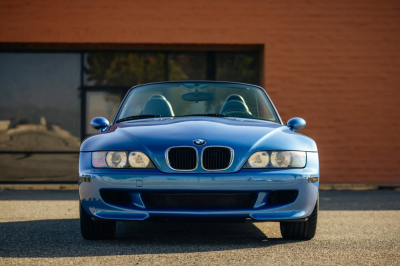 1999 BMW M Roadster in Estoril Blue Metallic over Estoril Blue & Black Nappa
