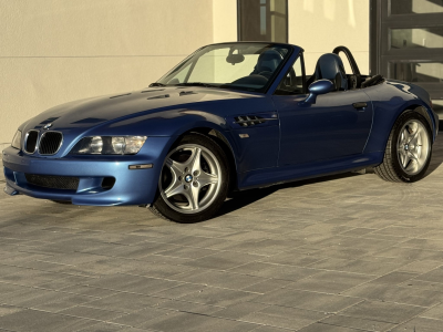 1999 BMW M Roadster in Estoril Blue Metallic over Estoril Blue & Black Nappa