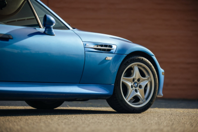 1999 BMW M Roadster in Estoril Blue Metallic over Estoril Blue & Black Nappa