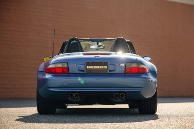 1999 BMW M Roadster in Estoril Blue Metallic over Estoril Blue & Black Nappa