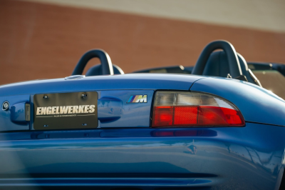 1999 BMW M Roadster in Estoril Blue Metallic over Estoril Blue & Black Nappa