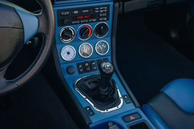 1999 BMW M Roadster in Estoril Blue Metallic over Estoril Blue & Black Nappa