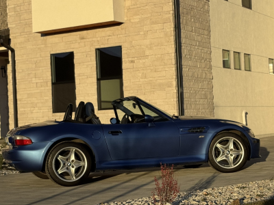 1999 BMW M Roadster in Estoril Blue Metallic over Estoril Blue & Black Nappa