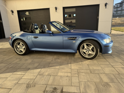 1999 BMW M Roadster in Estoril Blue Metallic over Estoril Blue & Black Nappa