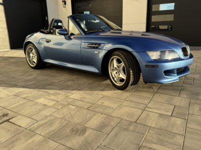 1999 BMW M Roadster in Estoril Blue Metallic over Estoril Blue & Black Nappa