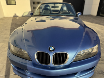1999 BMW M Roadster in Estoril Blue Metallic over Estoril Blue & Black Nappa