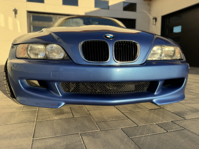 1999 BMW M Roadster in Estoril Blue Metallic over Estoril Blue & Black Nappa