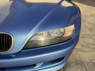 1999 BMW M Roadster in Estoril Blue Metallic over Estoril Blue & Black Nappa