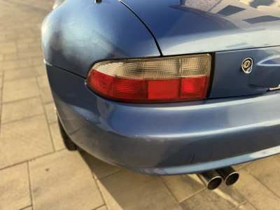 1999 BMW M Roadster in Estoril Blue Metallic over Estoril Blue & Black Nappa