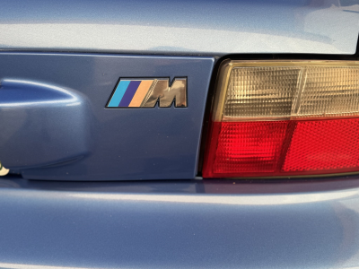 1999 BMW M Roadster in Estoril Blue Metallic over Estoril Blue & Black Nappa