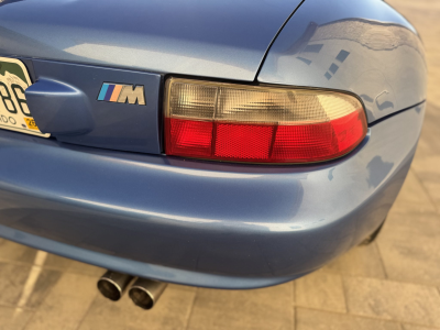 1999 BMW M Roadster in Estoril Blue Metallic over Estoril Blue & Black Nappa