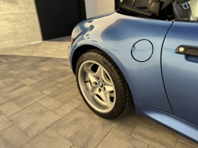 1999 BMW M Roadster in Estoril Blue Metallic over Estoril Blue & Black Nappa