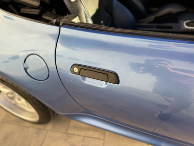 1999 BMW M Roadster in Estoril Blue Metallic over Estoril Blue & Black Nappa