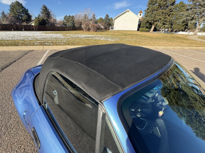 1999 BMW M Roadster in Estoril Blue Metallic over Estoril Blue & Black Nappa