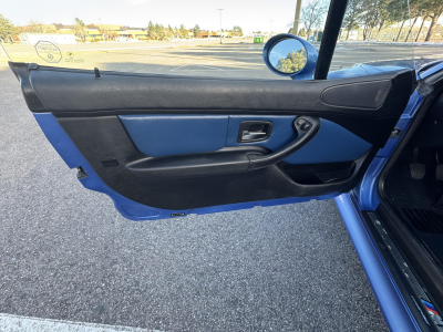 1999 BMW M Roadster in Estoril Blue Metallic over Estoril Blue & Black Nappa