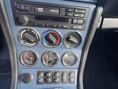 1999 BMW M Roadster in Estoril Blue Metallic over Estoril Blue & Black Nappa