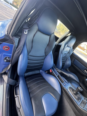 1999 BMW M Roadster in Estoril Blue Metallic over Estoril Blue & Black Nappa