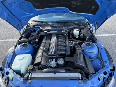 1999 BMW M Roadster in Estoril Blue Metallic over Estoril Blue & Black Nappa